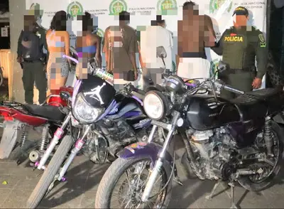 Autoridades de Candelaria recuperan tres motos con reporte de hurto