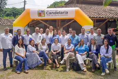 Con éxito se realizó la primera mesa gremial y   empresarial de grandes contribuyentes de Candelaria